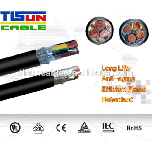2YSLCYK-JB PVC motor supply cable is a double shielded UV-resistant